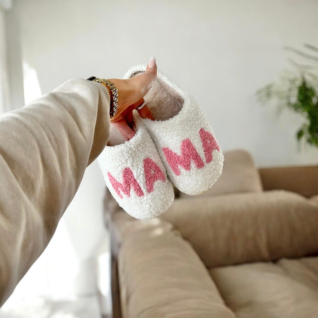 Hausschuhe Damen - Mama Plüsch Weich Kuschelig-HauteBerlin