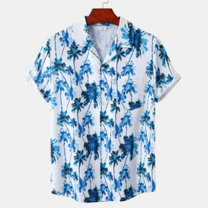 Hawaii Surf Floral Bluse für Männer-HauteBerlin