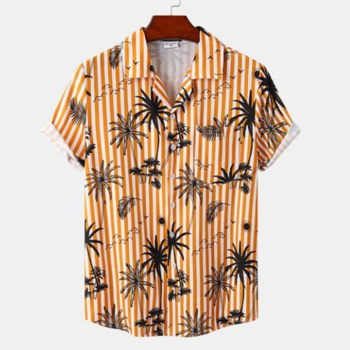 Hawaii Surf Floral Bluse für Männer-HauteBerlin