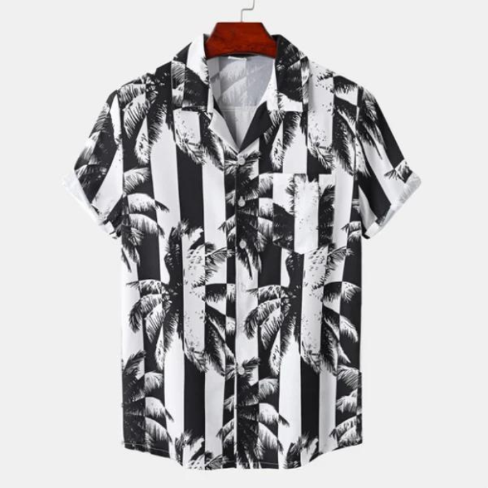 Hawaii Surf Floral Bluse für Männer-HauteBerlin