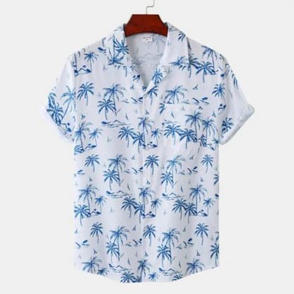 Hawaii Surf Floral Bluse für Männer-HauteBerlin
