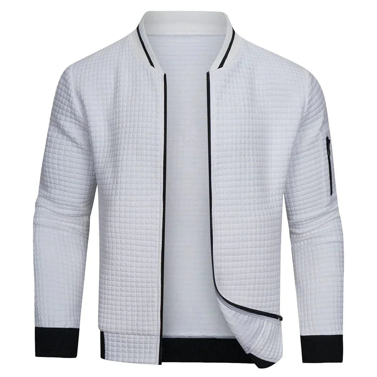 Hemd mit Reißverschluss - Warmes Langarm-Sweatshirt für Männer Strickjacke-HauteBerlin