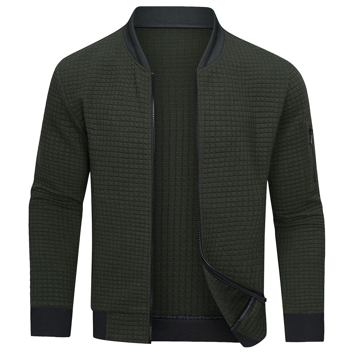Herren-Cardigan | Langarm | Freizeitkleidung | Reißverschluss-Cardigan | Herrenbekleidung-HauteBerlin