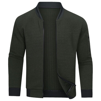 Herren-Cardigan | Langarm | Freizeitkleidung | Reißverschluss-Cardigan | Herrenbekleidung-HauteBerlin