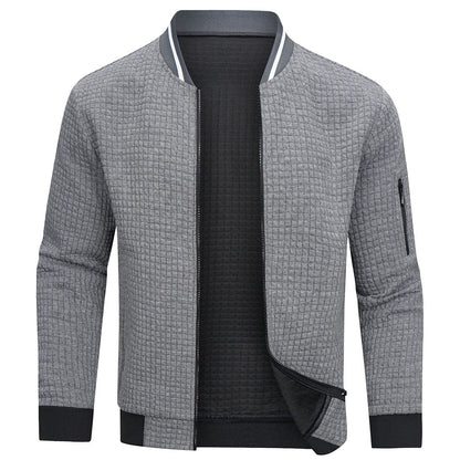 Herren-Cardigan | Langarm | Freizeitkleidung | Reißverschluss-Cardigan | Herrenbekleidung-HauteBerlin