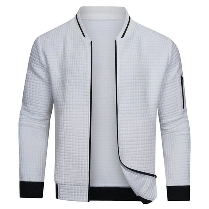 Herren-Cardigan | Langarm | Freizeitkleidung | Reißverschluss-Cardigan | Herrenbekleidung-HauteBerlin
