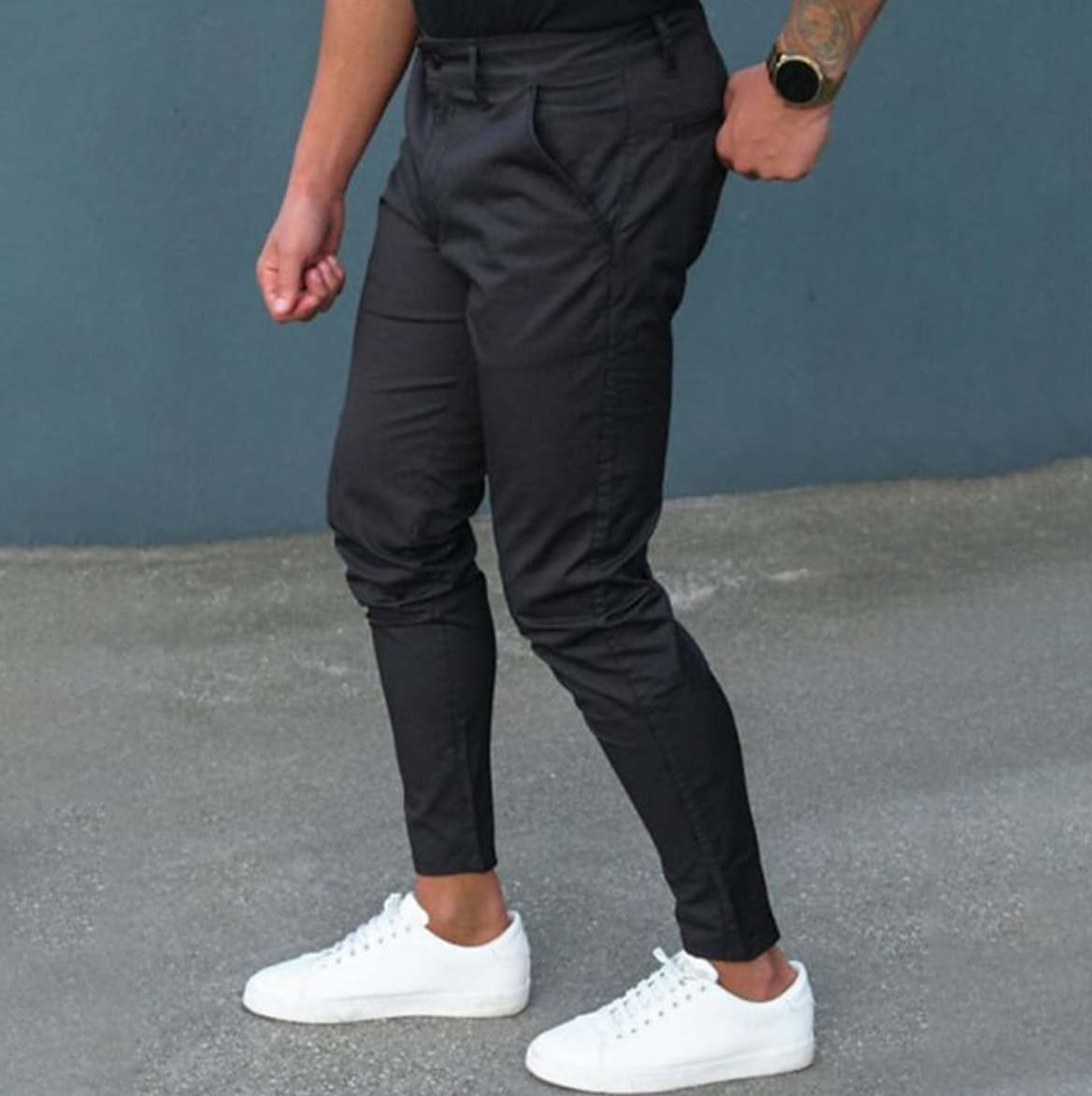 Herren-Chinos – Lässige, dehnbare Chino-Hose mit schmaler Passform-HauteBerlin