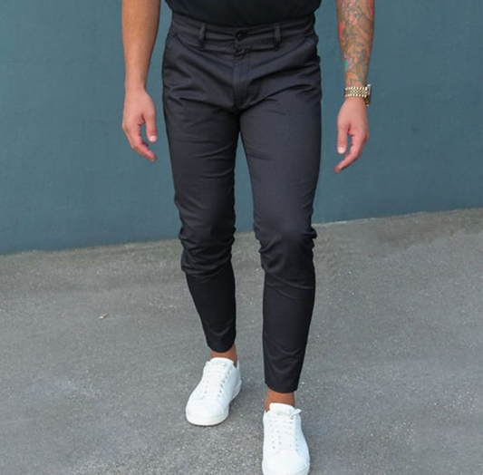 Herren-Chinos – Lässige, dehnbare Chino-Hose mit schmaler Passform-HauteBerlin