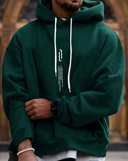 Herren Hoodie - Gemütlich - Lose Passform - Pullover Hoodie - Herrenbekleidung-HauteBerlin