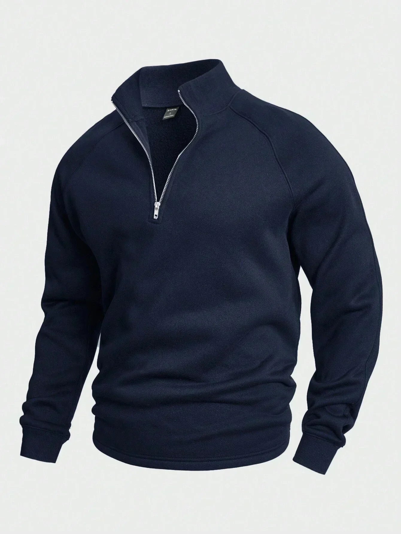 Herren-Pullover mit halbem Reißverschluss | Warm | Winter | Sweatshirt | Herren-Pullover mit Viertelreißverschluss-HauteBerlin