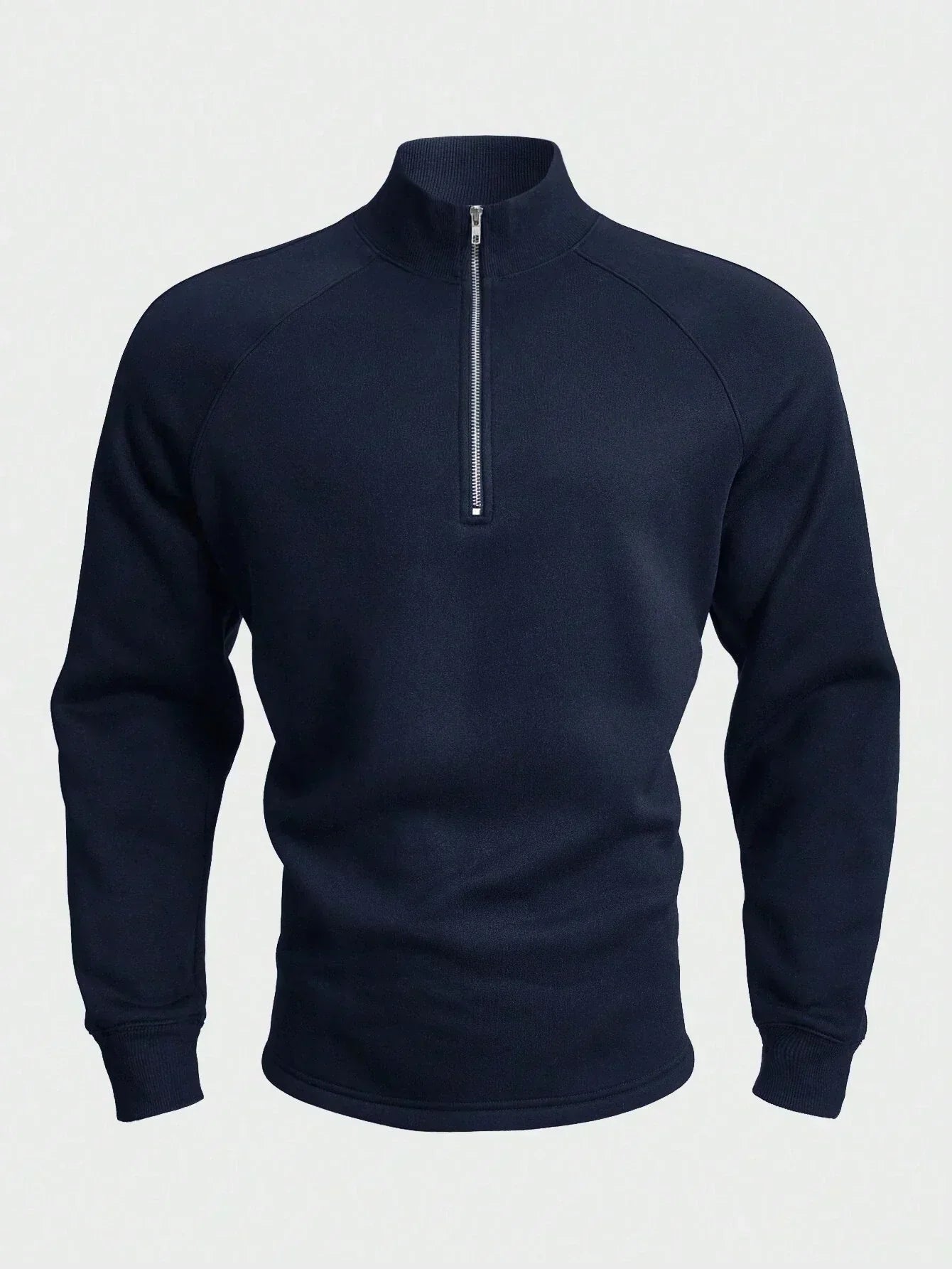 Herren-Pullover mit halbem Reißverschluss | Warm | Winter | Sweatshirt | Herren-Pullover mit Viertelreißverschluss-HauteBerlin