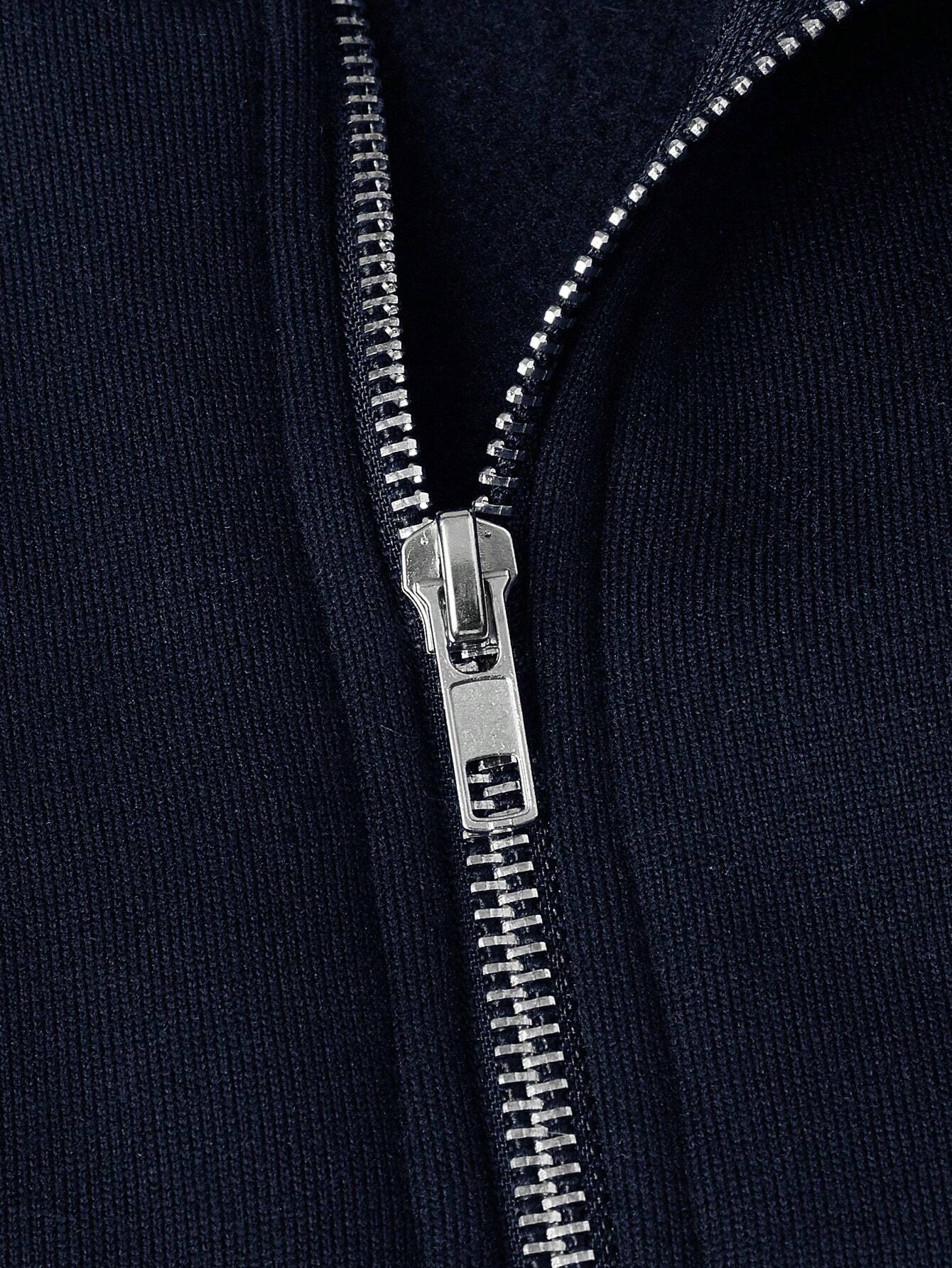 Herren-Pullover mit halbem Reißverschluss | Warm | Winter | Sweatshirt | Herren-Pullover mit Viertelreißverschluss-HauteBerlin