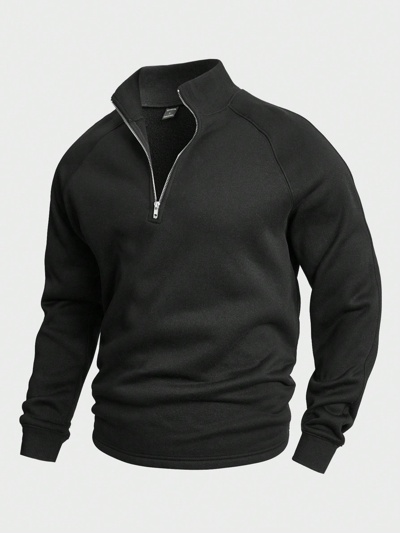 Herren-Pullover mit halbem Reißverschluss | Warm | Winter | Sweatshirt | Herren-Pullover mit Viertelreißverschluss-HauteBerlin