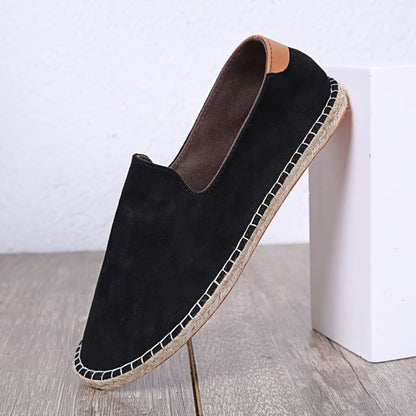 Herren Sommerschuhe - Flach - Slip-On - Leichte Schuhe - Herren Espadrilles-HauteBerlin