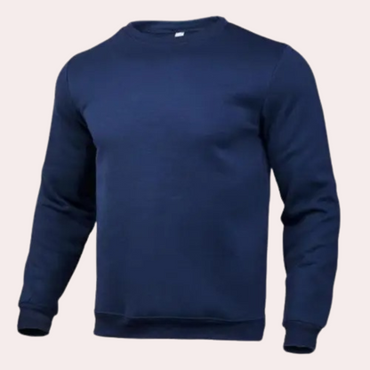 Herren-Sweatshirt | Rundhalsausschnitt | Pullover | Einfarbiges Sweatshirt | Herrenbekleidung-HauteBerlin