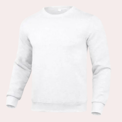 Herren-Sweatshirt | Rundhalsausschnitt | Pullover | Einfarbiges Sweatshirt | Herrenbekleidung-HauteBerlin