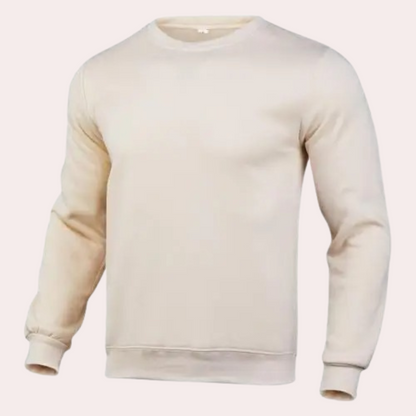 Herren-Sweatshirt | Rundhalsausschnitt | Pullover | Einfarbiges Sweatshirt | Herrenbekleidung-HauteBerlin