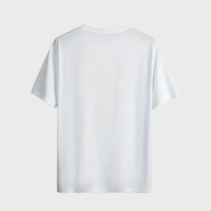 Herren T-Shirt - Palmenprint - Relaxed Fit - T-Shirt mit Rundhalsausschnitt - Herrenbekleidung-HauteBerlin