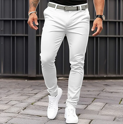 Herrenhosen | Bequem | Schlanke Passform | Stretchhosen | Chinos-HauteBerlin