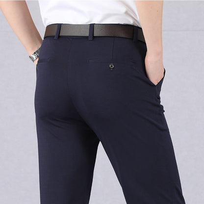Herrenhosen – Smart Casual – Schmaler Schnitt – Stretchhosen – Anzughosen-HauteBerlin