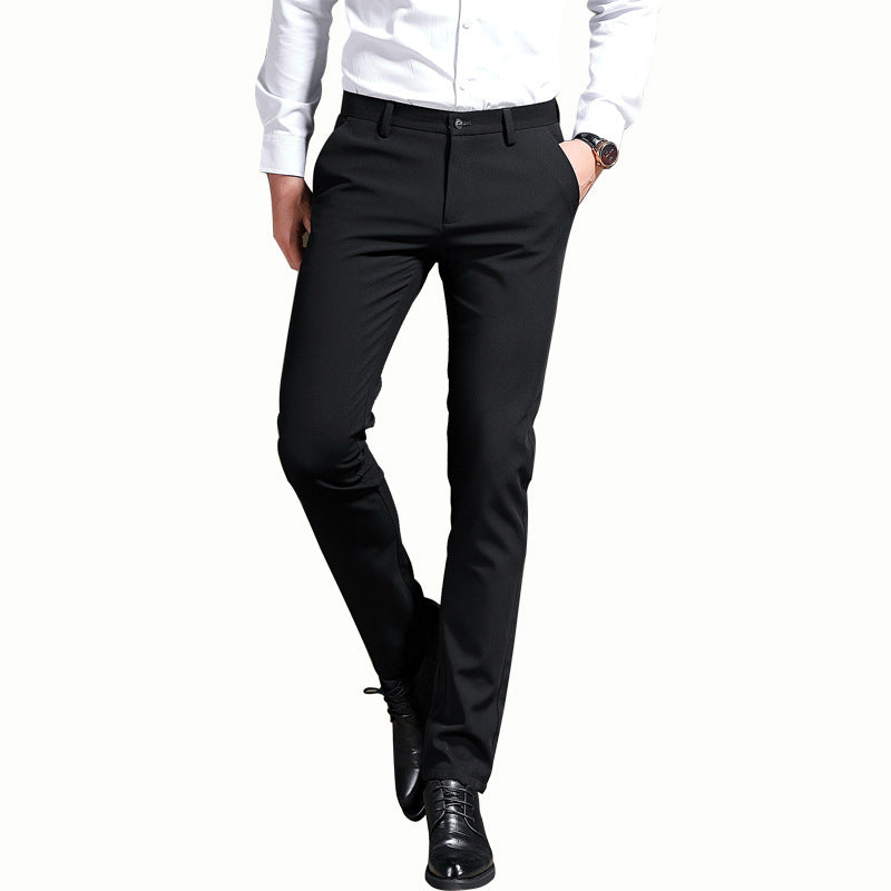 Herrenhosen – Smart Casual – Schmaler Schnitt – Stretchhosen – Anzughosen-HauteBerlin