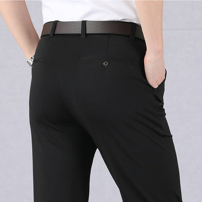 Herrenhosen – Smart Casual – Schmaler Schnitt – Stretchhosen – Anzughosen-HauteBerlin