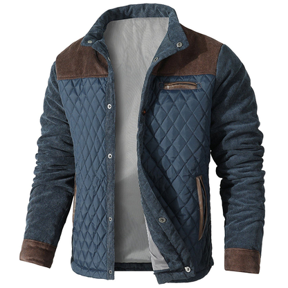 Herrenjacke - Button-Up - Herbst - Steppjacke - Winterjacke-HauteBerlin
