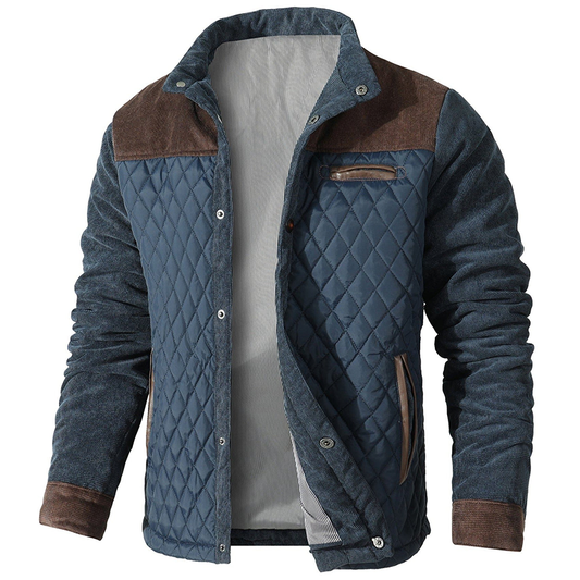 Herrenjacke - Button-Up - Herbst - Steppjacke - Winterjacke-HauteBerlin