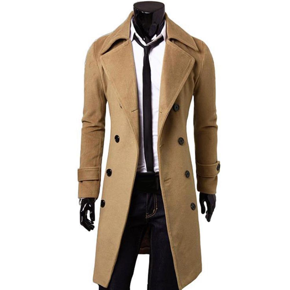 Herrenmantel - Zweireiher - Umlegekragen - Herbstjacke - Trenchcoat-HauteBerlin