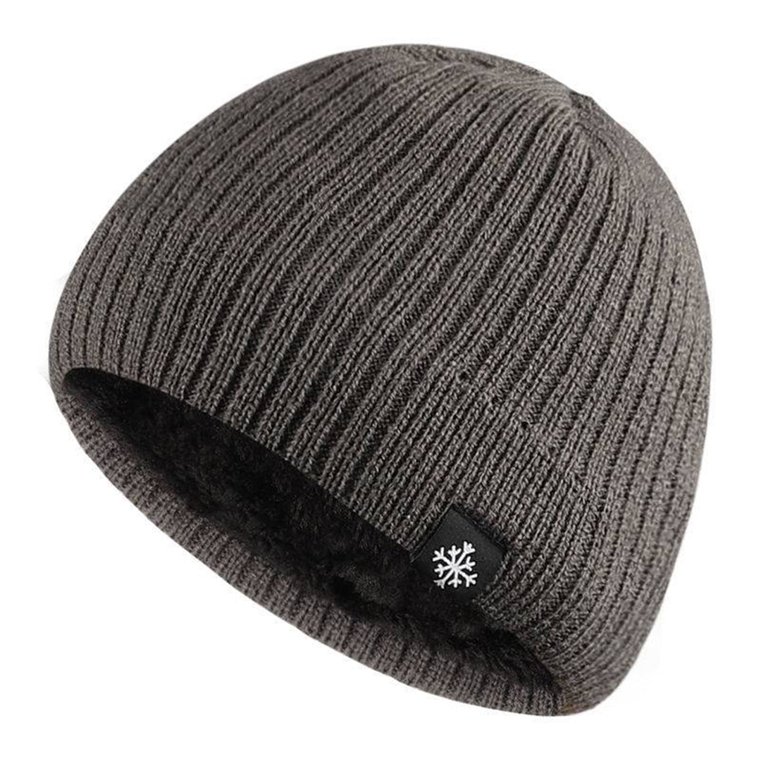 Herrenmütze - Warm - Fleece gefüttert - Strickmütze - Wintermütze-HauteBerlin