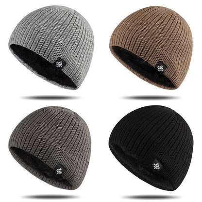 Herrenmütze - Warm - Fleece gefüttert - Strickmütze - Wintermütze-HauteBerlin