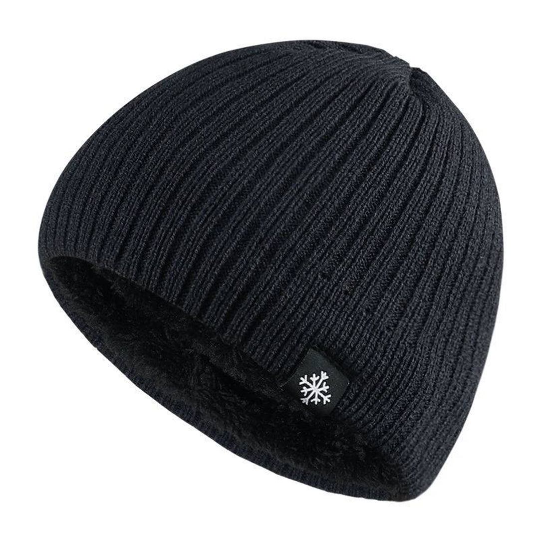 Herrenmütze - Warm - Fleece gefüttert - Strickmütze - Wintermütze-HauteBerlin