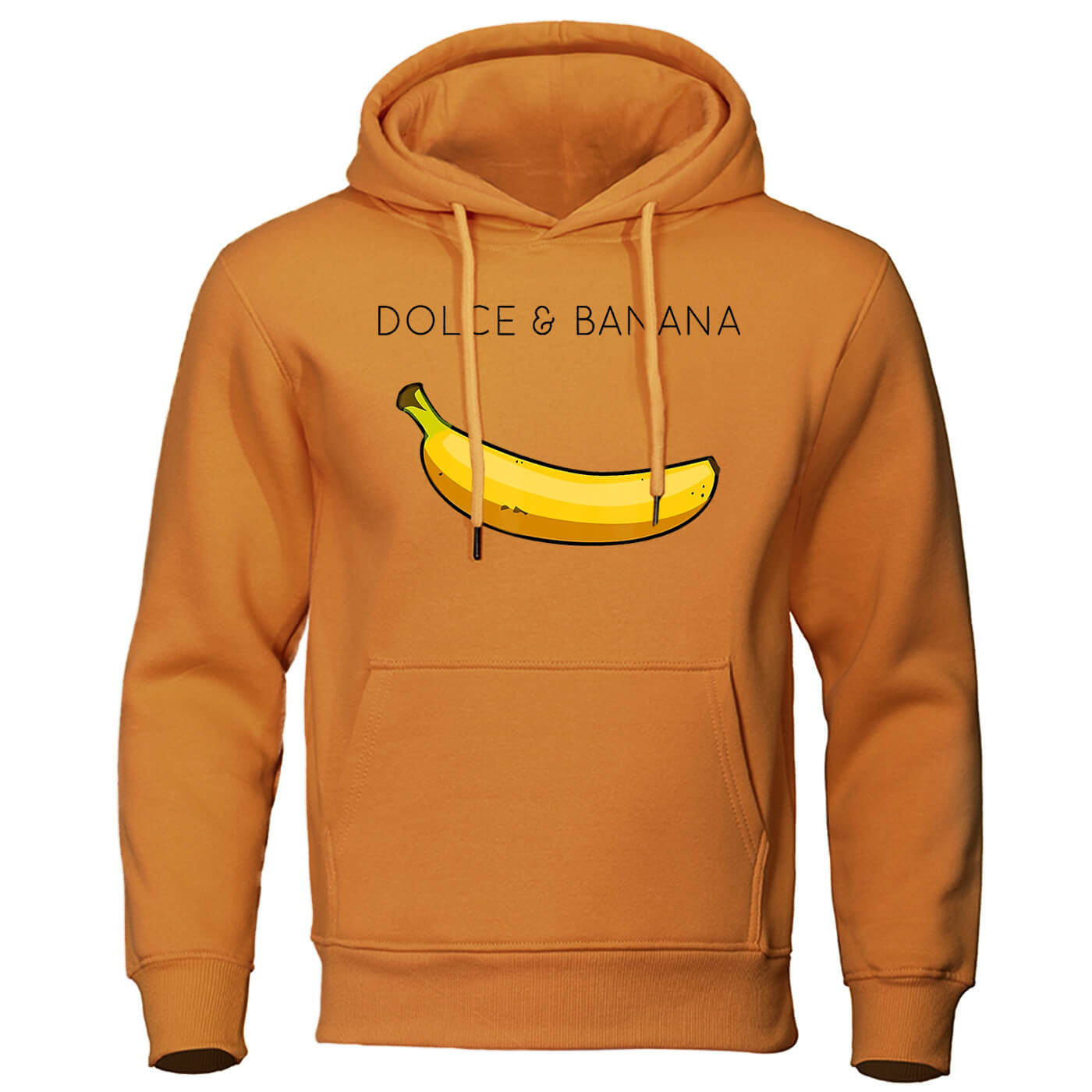Hoodie - Bananendruck - Kängurutasche - Pullover Hoodie - Herren Hoodies-HauteBerlin