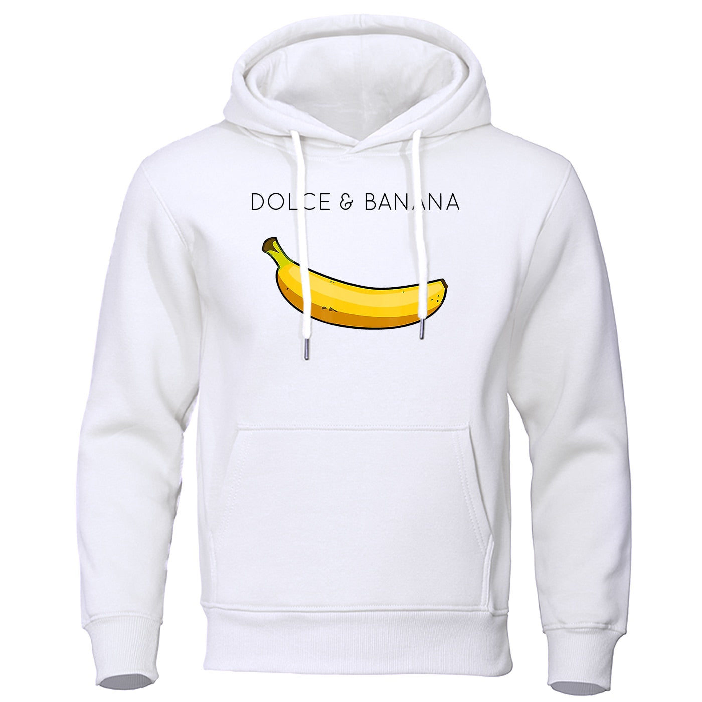 Hoodie - Bananendruck - Kängurutasche - Pullover Hoodie - Herren Hoodies-HauteBerlin