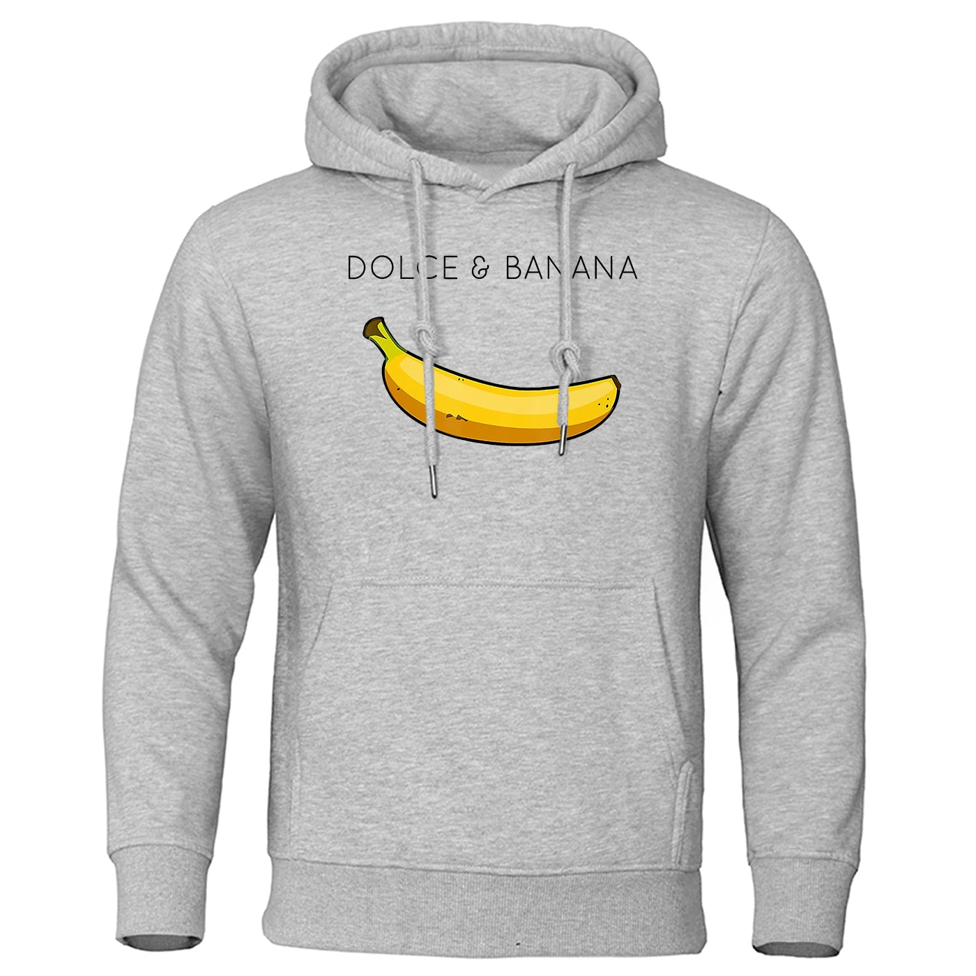 Hoodie - Bananendruck - Kängurutasche - Pullover Hoodie - Herren Hoodies-HauteBerlin