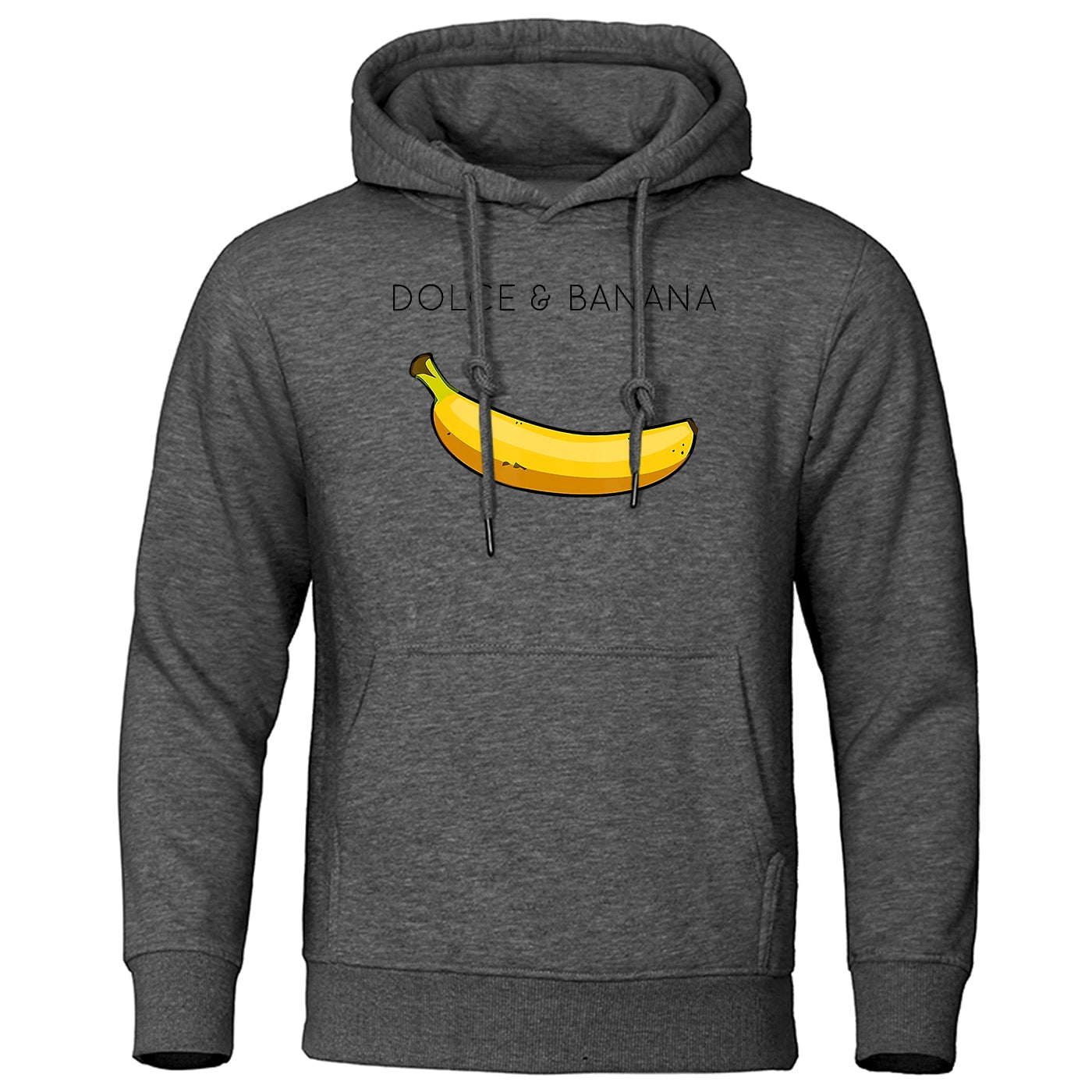 Hoodie - Bananendruck - Kängurutasche - Pullover Hoodie - Herren Hoodies-HauteBerlin
