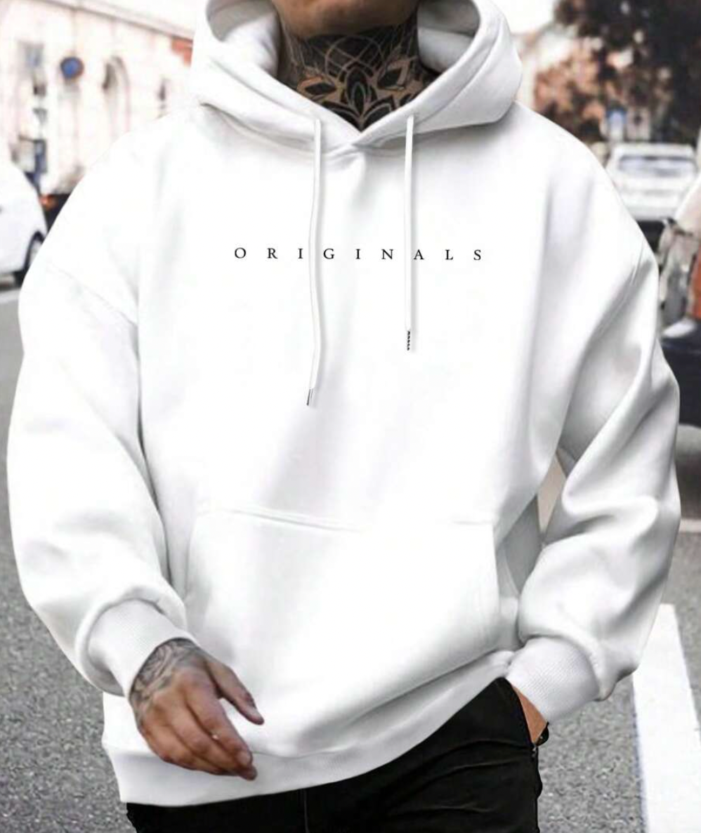 Hoodie - Bequemer Pullover-Kapuzenpullover für Männer mit Kordelzug-HauteBerlin