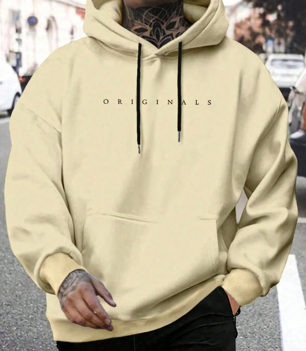 Hoodie - Bequemer Pullover-Kapuzenpullover für Männer mit Kordelzug-HauteBerlin