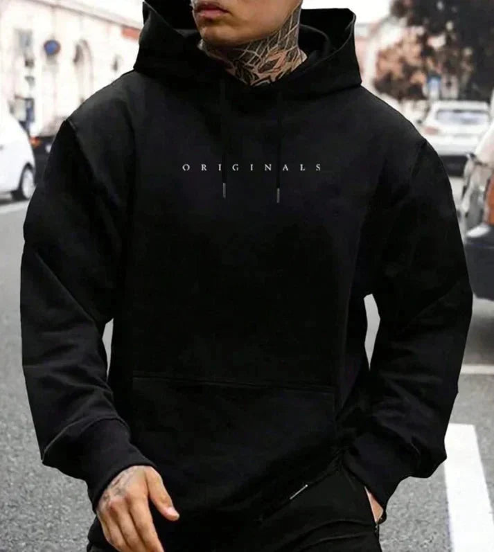 Hoodie - Gemütlicher Pullover Hoodie mit Tasche für Männer-HauteBerlin