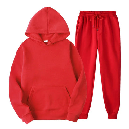 Hoodie Jogger Set - Kordelzug - Zweiteilig - Sweatsuit - Herrenbekleidung-HauteBerlin