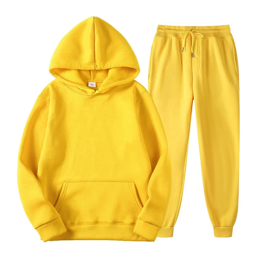 Hoodie Jogger Set - Kordelzug - Zweiteilig - Sweatsuit - Herrenbekleidung-HauteBerlin