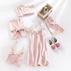Rosa und Creme