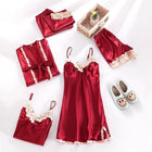 Rot und Creme