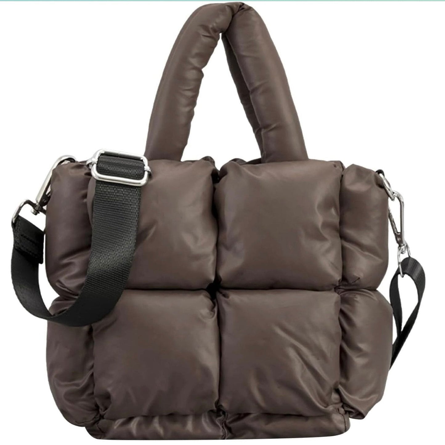 Gesteppte Puffer Shopper Tasche 5