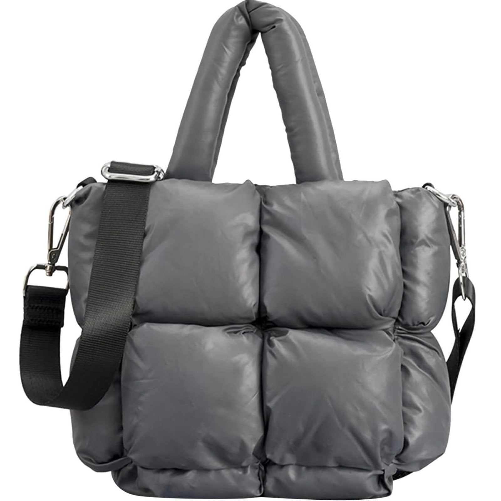 Gesteppte Puffer Shopper Tasche 7