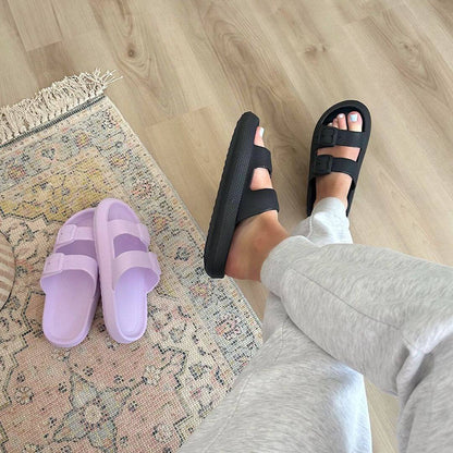 Plateau Sandalen mit Schnalle 2