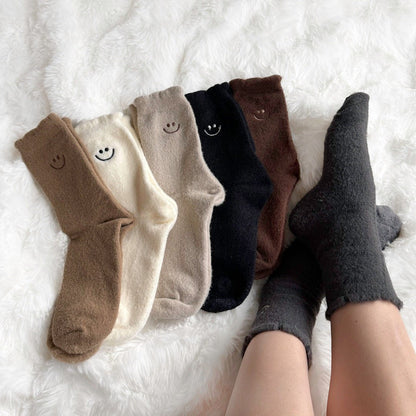 Kuschelsocken Set mit Smiley 2