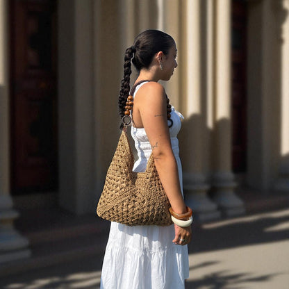 Geflochtene Strohtasche 7