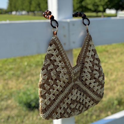 Geflochtene Strohtasche 8