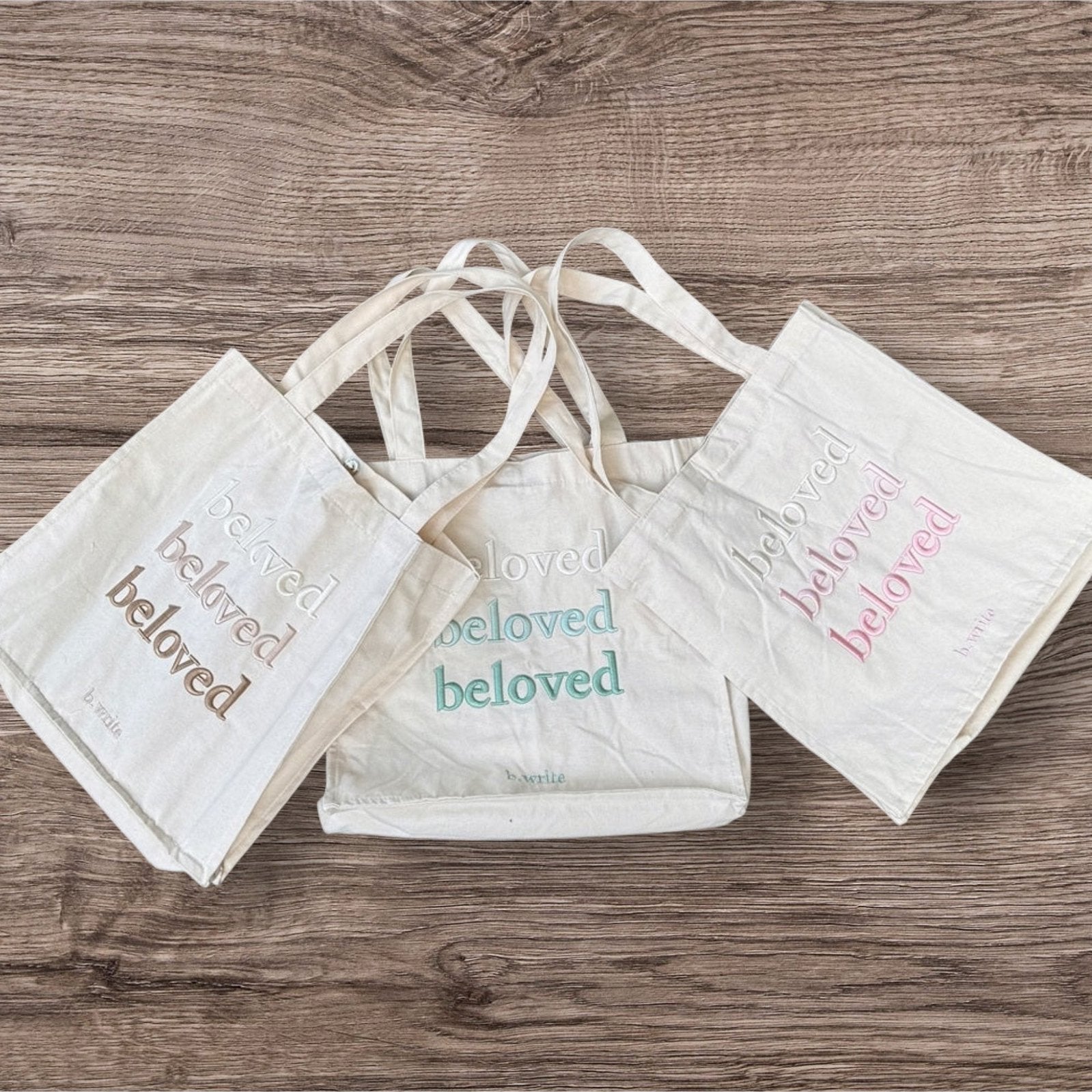 Bestickte Canvas Tasche 1